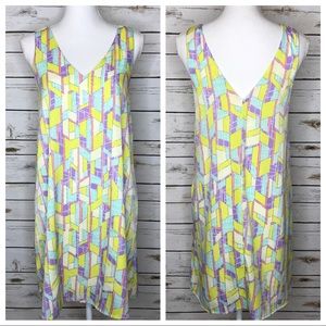 🎈The Impeccable Pig Pastel Geometric Shift Dress S